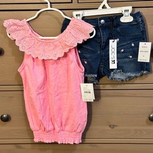 Joe’s Jean Shorts and Top set size 6